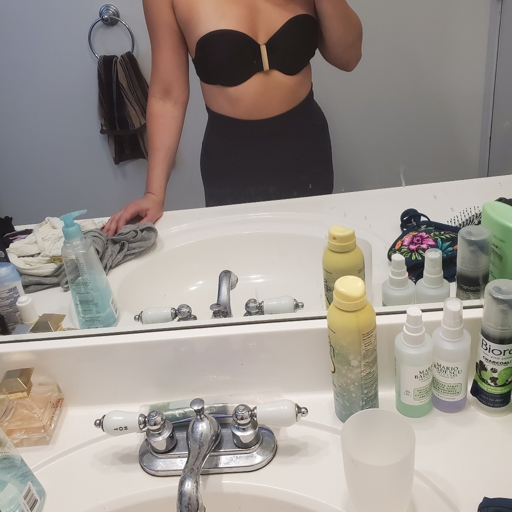 Black swim top